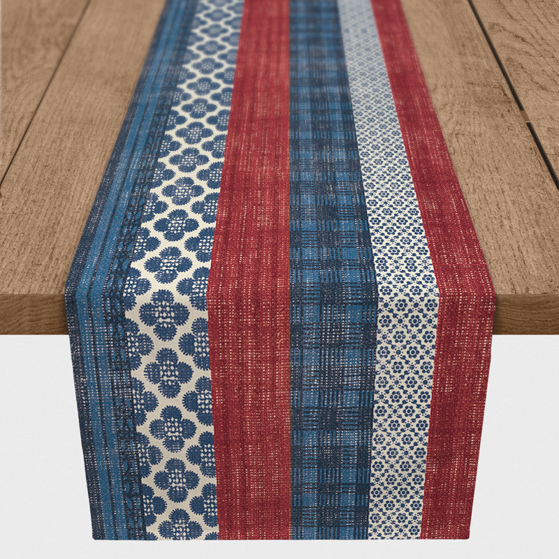 Chemin de table American, 90 po x 16 po