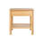 Solid Wood Frame Side Table with Drawer and Shelf for Living Room Bedroom Small Spaces