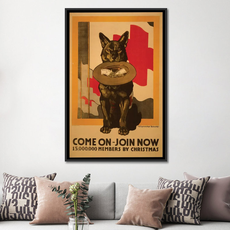 «Joint Now», impression sur toile, H 26 po x l 18 po x P 1,5 po, Toile avec cadre noir, Pas de tapis