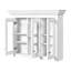 35" Bathroom Medicine Cabinet With Mirror, 5 Closed & Adjustable Shelves, Bathroom Wall Mounted Storage Cabinet With Glass Doors