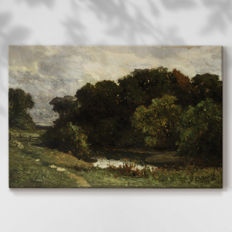 Paysages rétro-dxlvi -Galerie enveloppée Cavas, 8 x 12