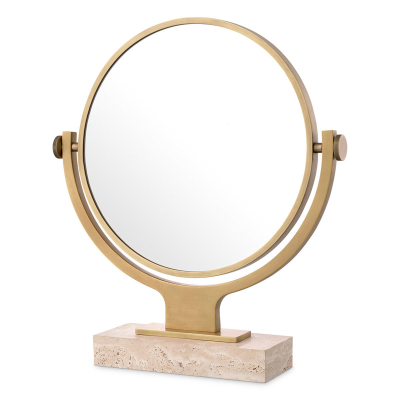 Briancon Round Metal Mirror