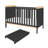 Tutti Bambini Rio Cot Bed with Mattress and Cot Top Changer
