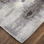 Tapis taupe à motif abstrait moderne Nara-1720607710