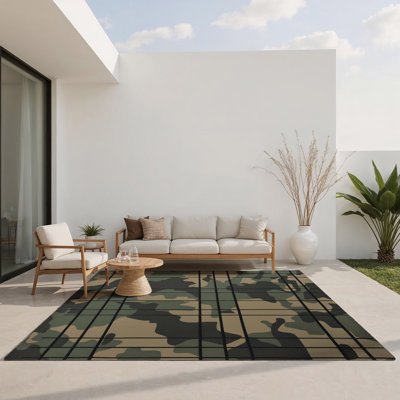 Tapis intérieur et extérieur Recon Grid