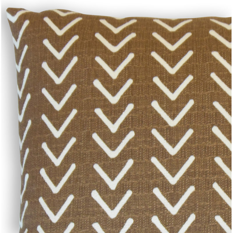 Roan Square Pillow Cover & Insert, 18" x 18", Ink