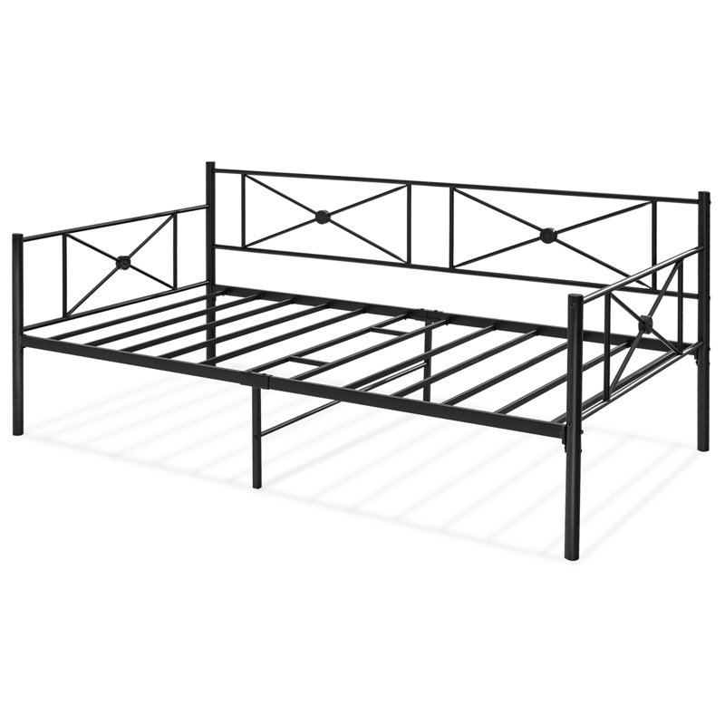 Upholstered Daybed, Black