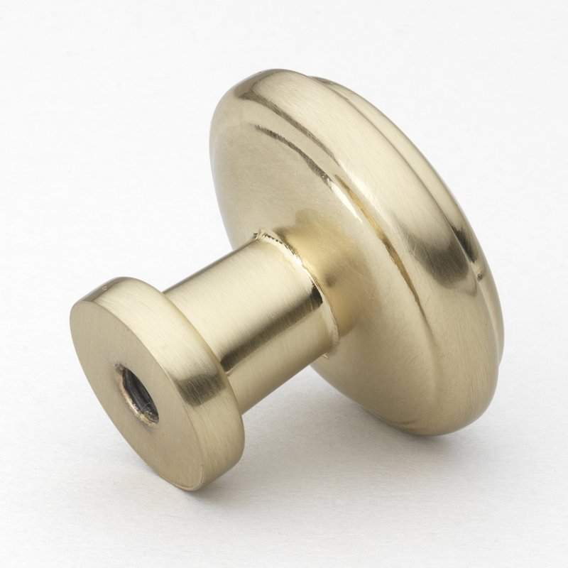 1 1/8" Diameter Mushroom Knob Multipack, Champagne Gold
