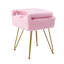 Modern Luxury Vanity Chair with Storage & Folding Backrest-2081465520