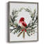 «Christmas Holiday Art», impression encadrée - Bois massif XMA171710-1009798474