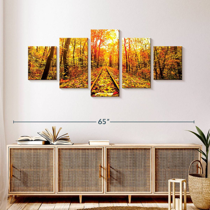 Forest Railway, 24" H x 55" W