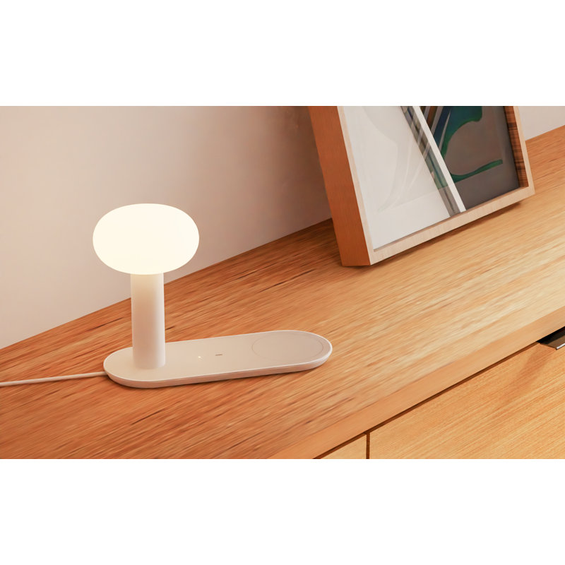 Combi table lamp, White, White