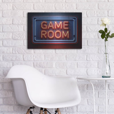  «Geme Room Neon» par Rey Klimt, art mural en métal