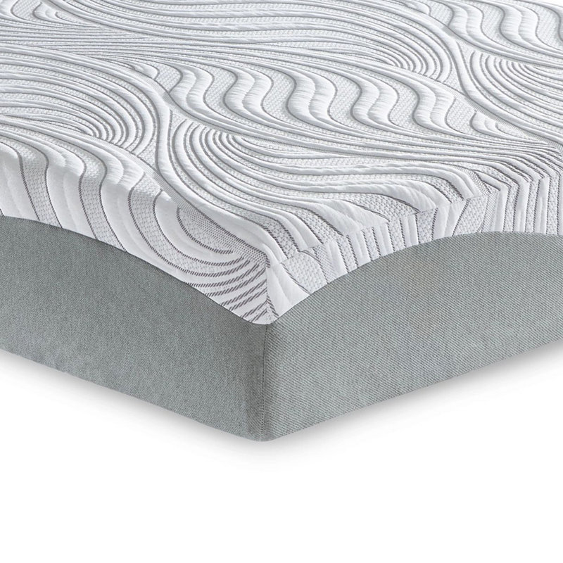  Matelas en mousse viscoélastique Serena, Lit simple, Bleu, 10"