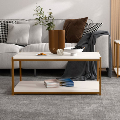 Kassel Coffee Table with Storage - Living Room Center Table