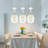 Alany 3 - Light Silver Kitchen Island Cylinder Pendant Light