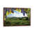 Classic Brown Wood Floater Framed