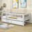 Wood Daybed with Two Drawers-133426888-133363285