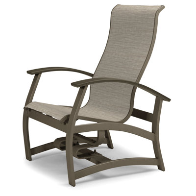 Askar Swivel Powder Coated Aluminum Outdoor Lounge Chair