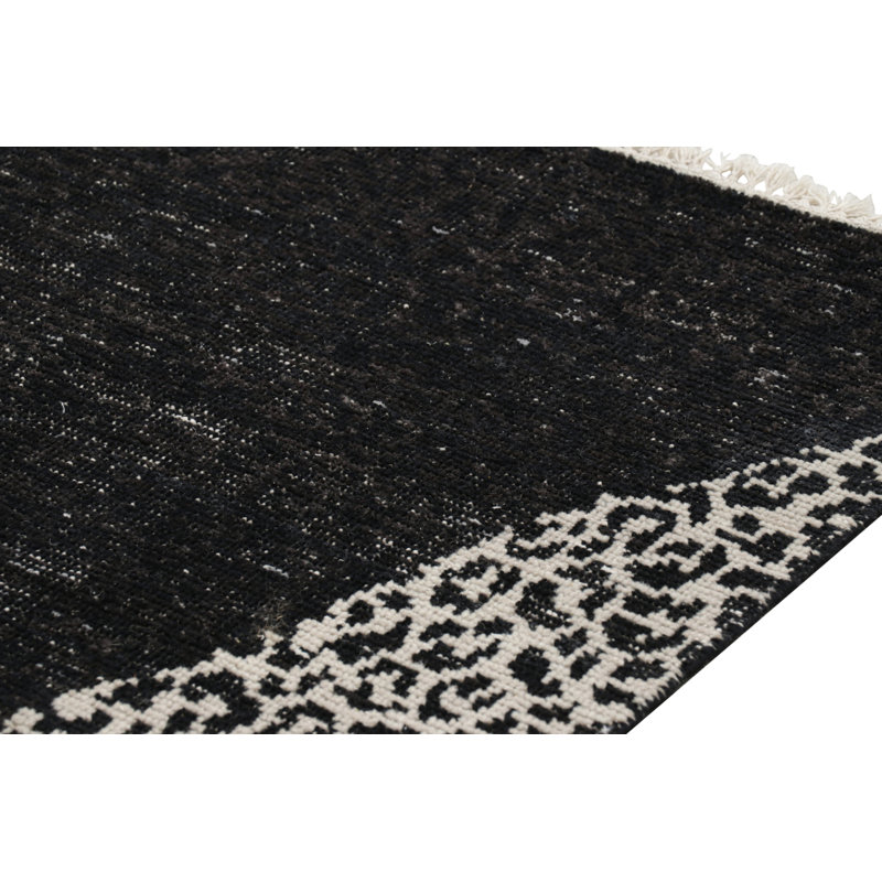Distressed Homage Abstract Area Rug, Runner 3' x 12'