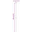 Fence Posts 12 Pcs Powder-Coated Steel-1753987490-1753982552