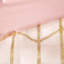 Édredon en rosé avec coussins décoratifs à médaillon métallique-126359251-126359253