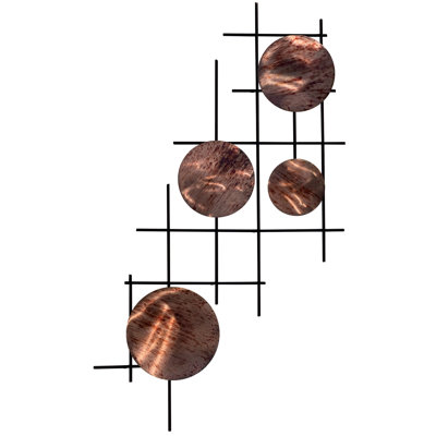 Satellite Circles Metal Decor