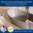 Forma 65'' Freestanding Bathtub Solid Surface Deep Soaking Tubs Double Slippers-105374260