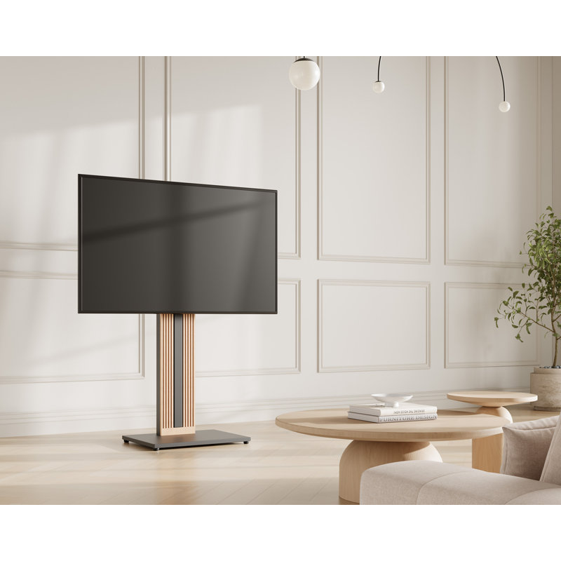 Meuble télé pour téléviseur 32 43 50 55 65 po Maegan, 57" H x 22.64" W x 16.54" D, Noir, noir, noir, noir