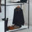 Freestanding Walk in Wood Closet System with Metal Frame