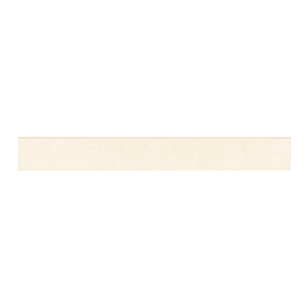 Betonica Canvas 3 in. x 24 in. Matte Porcelain Bullnose Tile Trim