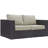 Convene Wicker Rattan Outdoor Patio Loveseat by Modway-1015911294