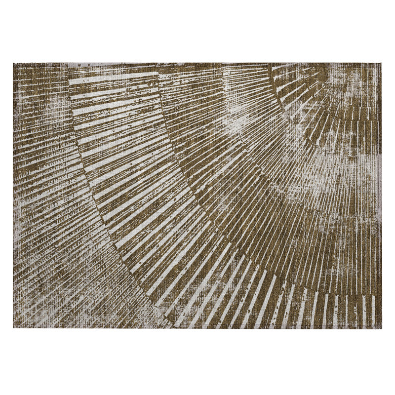 Altair Washable Abstract Indoor / Outdoor Rug, Rectangle 1'8" x 2'6"