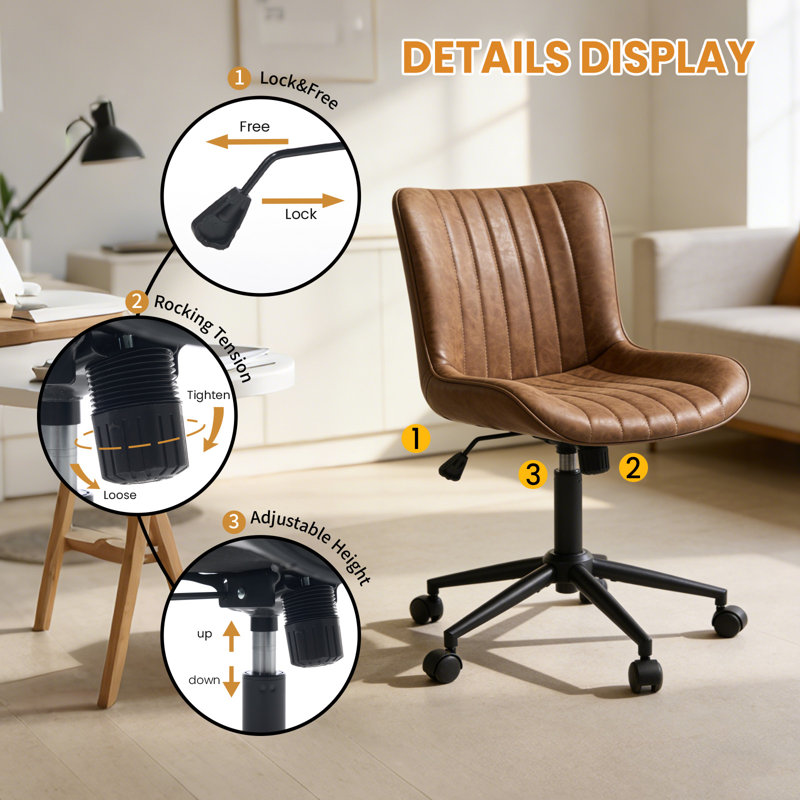 Office Chair, Brown