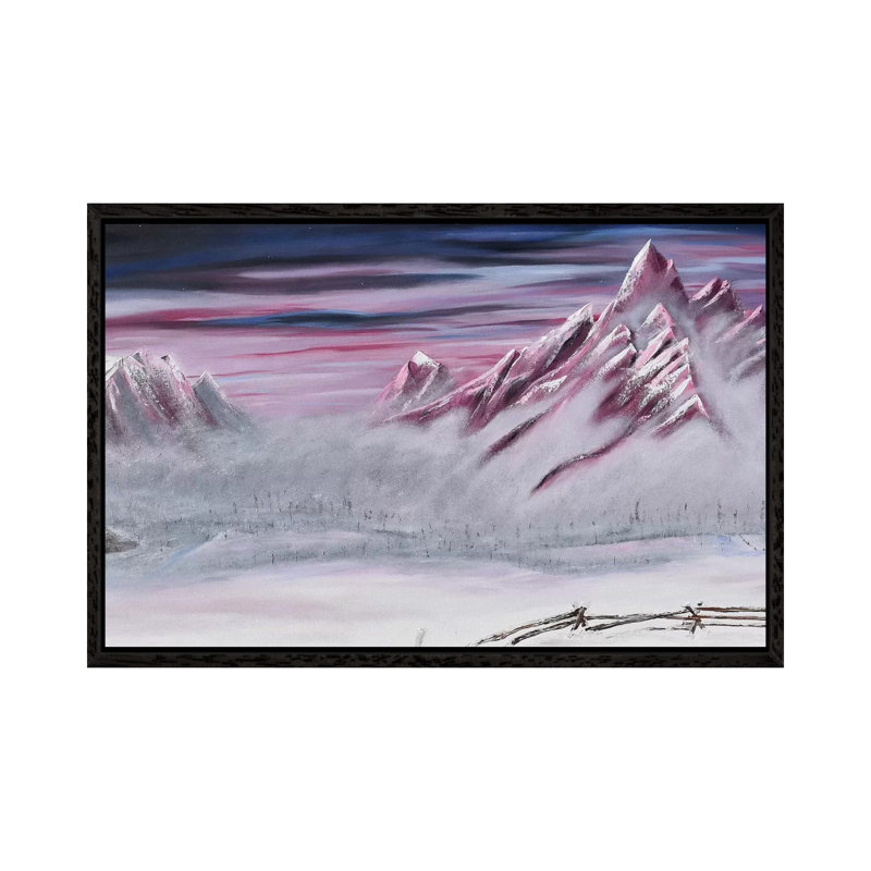 Mount by Christian Klingeler - Print on Canvas, 45.72cm H x 66.04cm W x 3.81cm D, Black Framed Canvas