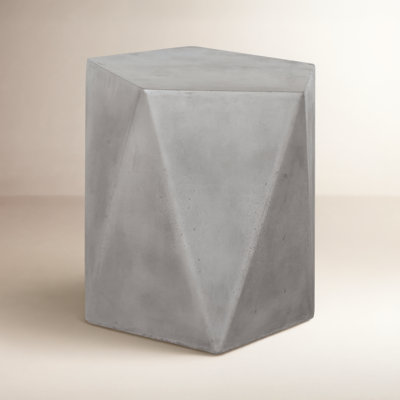 Gigi Concrete Accent Stool