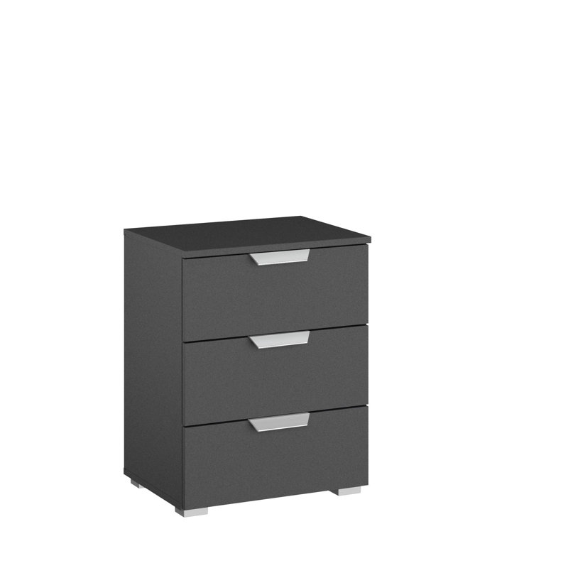 Aditio 3 Drawer Bedside Table