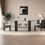 Ensemble de table de salle à manger rectangulaire français-107362595