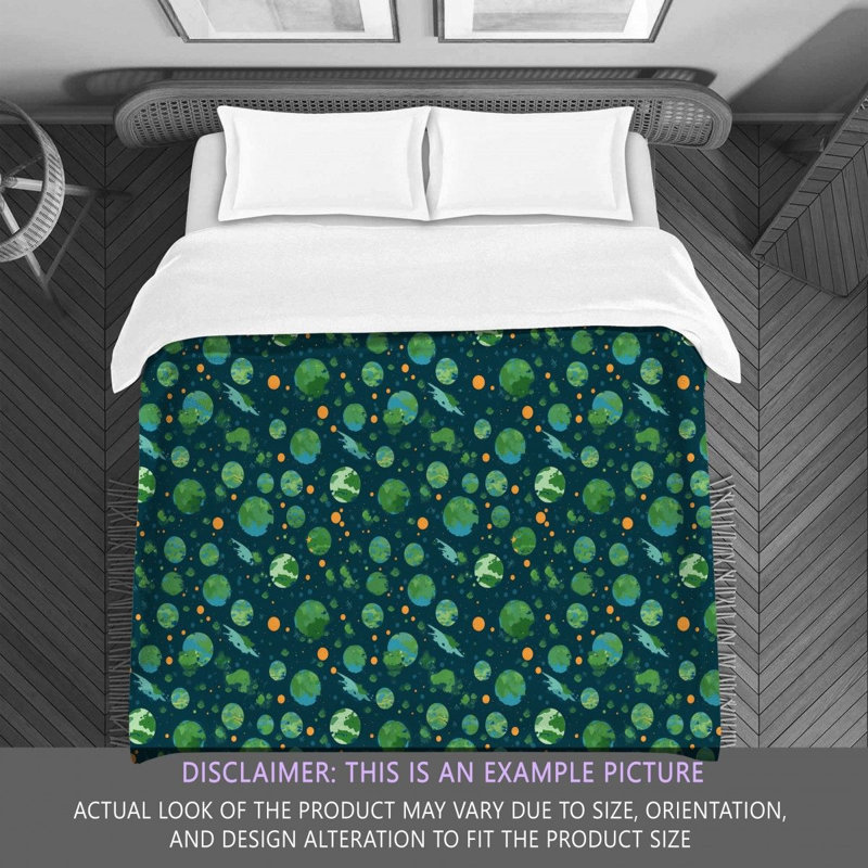 Polyester Geometric Shapes Comforter, King Comforter