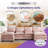 Redenius 110.63" U-shape Chenille Sectional-1297900083