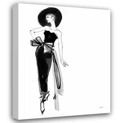 Art sur toile tendu House of Hampton® Tavoletti, Anne, titré: Fifties Fashion IV