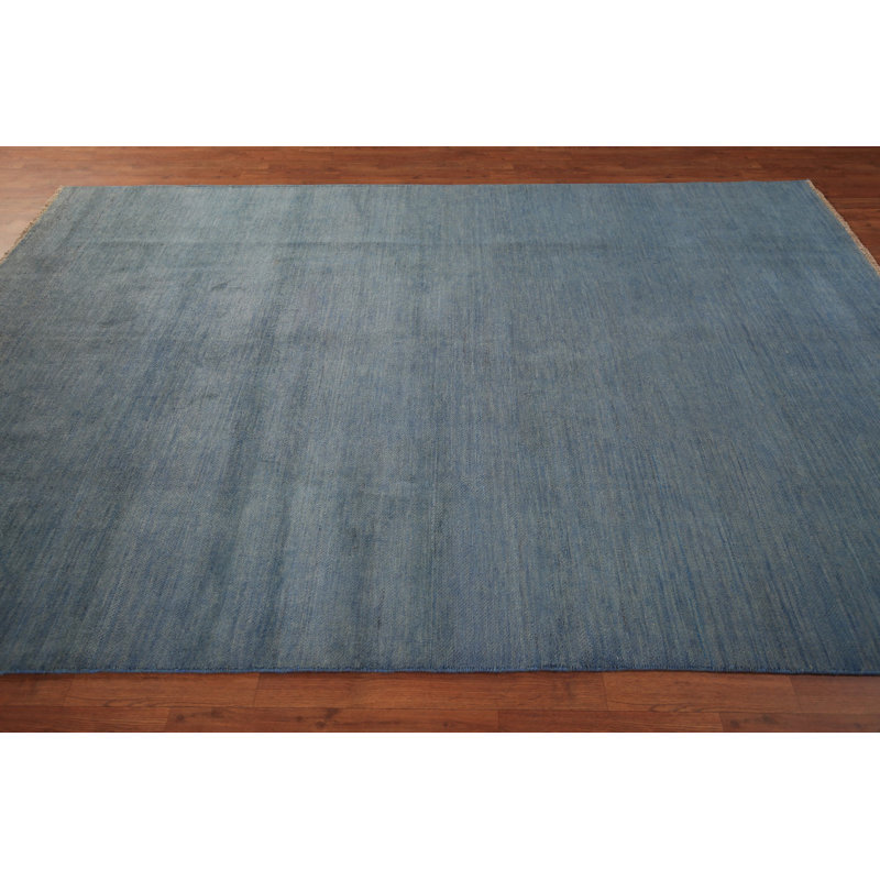 Tapis bleu Gabbeh 7 x 10