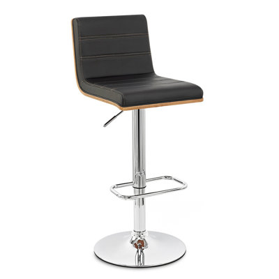 Swivel Upholstered Adjustable Height Counter Stool