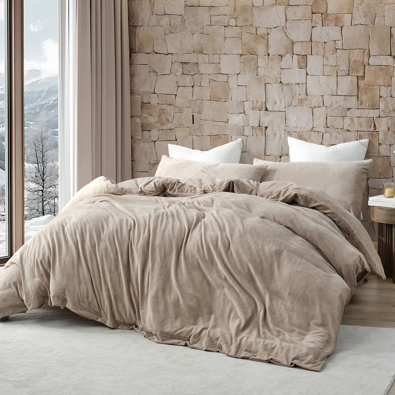Near Suffocation Xtra - Coma Inducer® Oversized Full Comforter Set - Earth, Full Duvet Cover/Insert + 2 Standard Shams, Tan