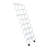 8 Steps Wall Mounted Retractable Folding Ladder-337824803