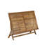 Table de salle à manger A Patio - table rectangulaire en bois d'acacia avec feuille papillon, 36 x 60 pouces