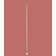Solid Brass Ceiling Brace for Shower Surround 38" Length 1 1/8" Diameter Rod with Mounting Flange and Clamp