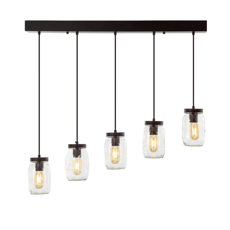Luminaire suspendu linéaire industriel en fer Mason