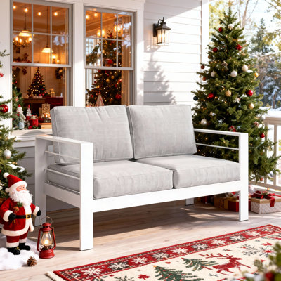 Outdoor Aluminum Loveseat