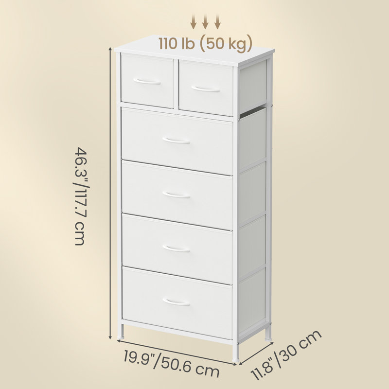 6 Drawer Storage Drawer